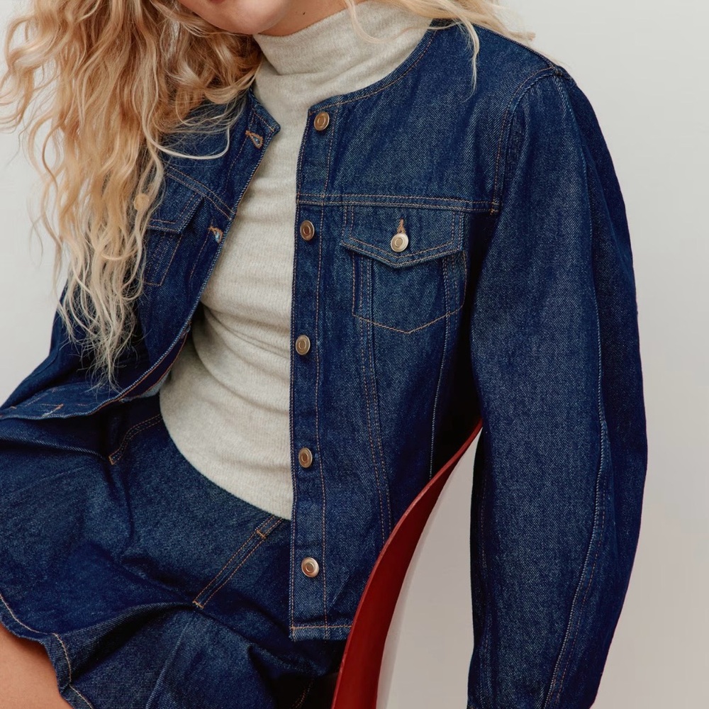 H&M Dark Blue Jean Jacket